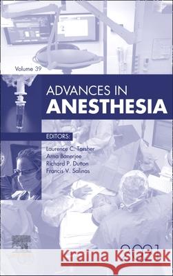 Advances in Anesthesia, 2021, 39 Thomas M. McLoughlin 9780323897068 Elsevier - książka