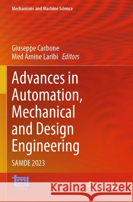 Advances in Automation, Mechanical and Design Engineering  9783031626661 Springer Nature Switzerland - książka