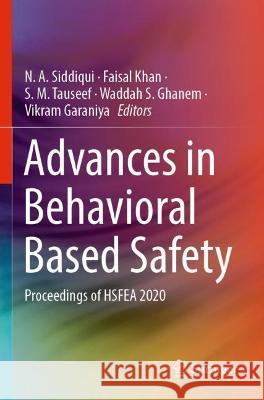 Advances in Behavioral Based Safety  9789811682728 Springer Nature Singapore - książka