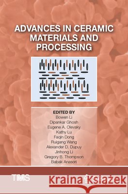 Advances in Ceramic Materials and Processing  9783031806667 Springer Nature Switzerland - książka