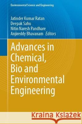 Advances in Chemical, Bio and Environmental Engineering  9783030965532 Springer International Publishing - książka