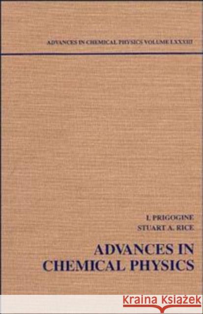 Advances in Chemical Physics  9780471540182 JOHN WILEY AND SONS LTD - książka