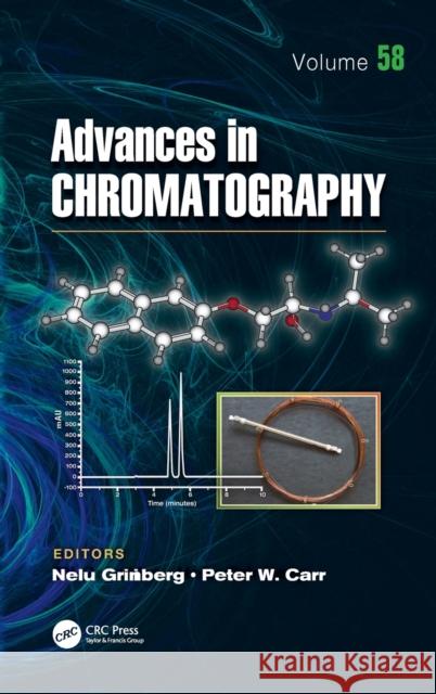 Advances in Chromatography: Volume 58 Nelu Grinberg Peter W. Carr 9781032116730 CRC Press - książka