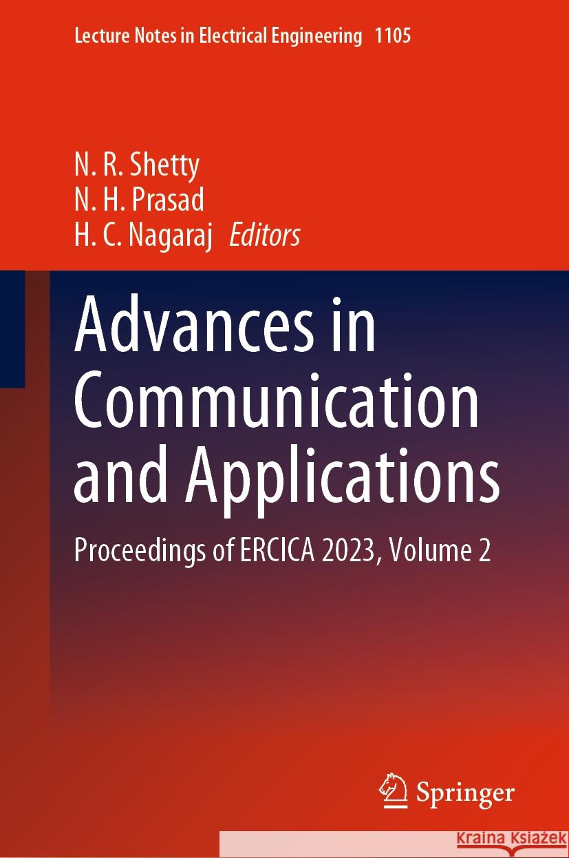 Advances in Communication and Applications   9789819976324 Springer Nature Singapore - książka