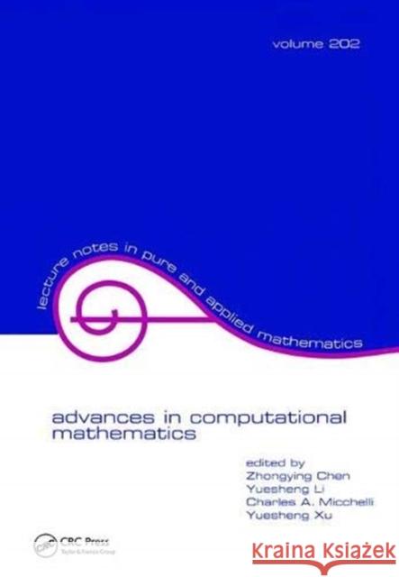 Advances in Computational Mathematics  9781138404045 Taylor and Francis - książka