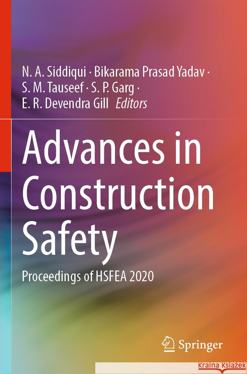 Advances in Construction Safety  9789811940033 Springer Nature Singapore - książka