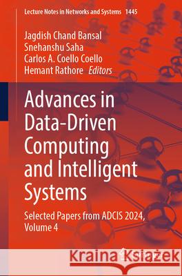 Advances in Data-driven Computing and Intelligent Systems  9789819671397 Springer - książka