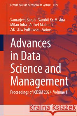 Advances in Data Science and Management  9789819686384 Springer - książka