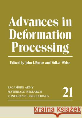 Advances in Deformation Processing  9781461340263 Springer - książka