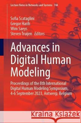 Advances in Digital Human Modeling   9783031378478 Springer Nature Switzerland - książka