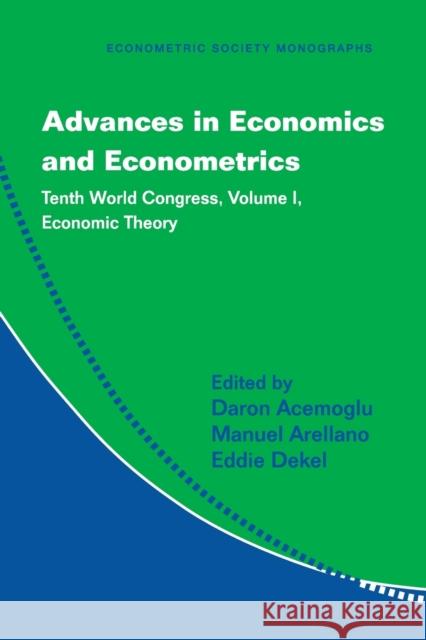 Advances in Economics and Econometrics: Tenth World Congress Acemoglu, Daron 9781107638105  - książka