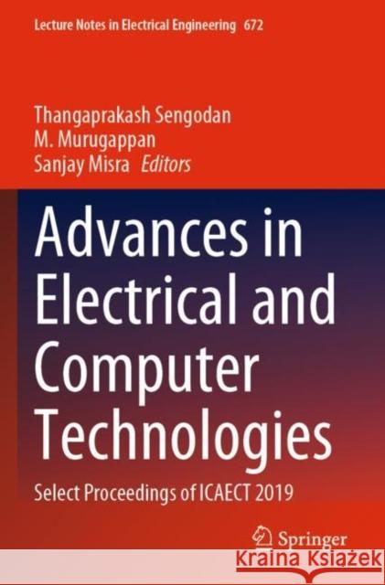 Advances in Electrical and Computer Technologies  9789811555602 Springer Singapore - książka