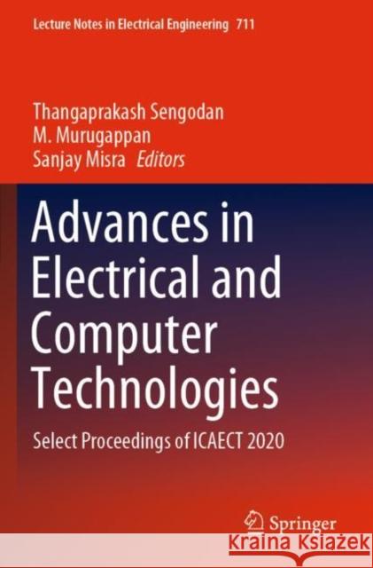 Advances in Electrical and Computer Technologies  9789811590214 Springer Singapore - książka