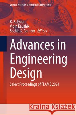 Advances in Engineering Design  9789819684953 Springer - książka