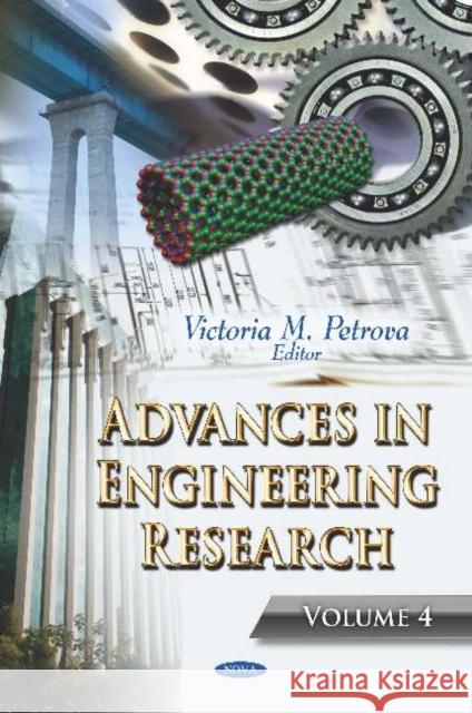 Advances in Engineering Research: Volume 4 Victoria M Petrova 9781621006954 Nova Science Publishers Inc - książka