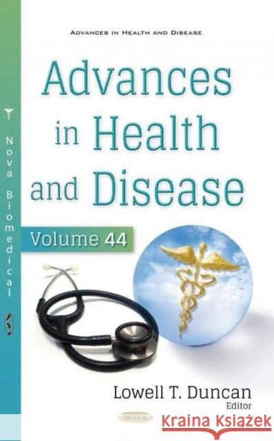 Advances in Health and Disease. Volume 44  9781685071004 Nova Science Publishers Inc - książka
