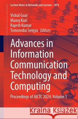 Advances in Information Communication Technology and Computing  9789819761029 Springer - książka