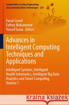 Advances in Intelligent Computing Techniques and Applications  9783031636189 Springer Nature Switzerland - książka