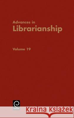 Advances in Librarianship Irene P. Godden 9780120246199 Academic Press - książka