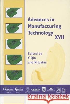 Advances in Manufacturing Technology XVII 2003  9781860584121 JOHN WILEY AND SONS LTD - książka