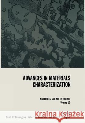 Advances in Materials Characterization  9781461583417 Springer - książka