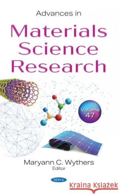 Advances in Materials Science Research. Volume 47  9781685073121 Nova Science Publishers Inc - książka