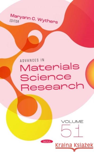 Advances in Materials Science Research. Volume 51  9781685076788 Nova Science Publishers Inc - książka
