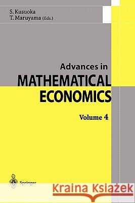 Advances in Mathematical Economics 4  9784431998211 Not Avail - książka