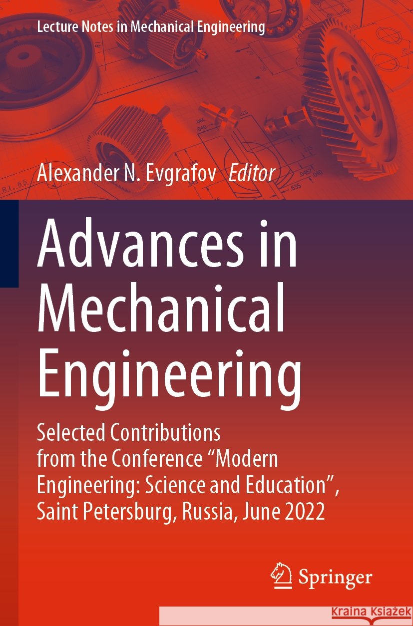 Advances in Mechanical Engineering  9783031300295 Springer Nature Switzerland - książka