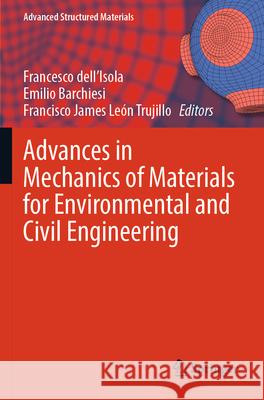 Advances in Mechanics of Materials for Environmental and Civil Engineering  9783031371035 Springer International Publishing - książka