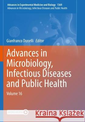 Advances in Microbiology, Infectious Diseases and Public Health  9783031019975 Springer International Publishing - książka