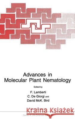 Advances in Molecular Plant Nematology F. Lamberti C. d David Mc 9780306448225 Springer - książka