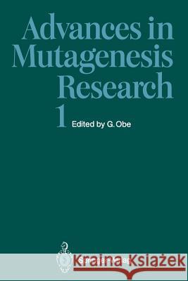 Advances in Mutagenesis Research G. Nter Obe 9783642749575 Springer - książka