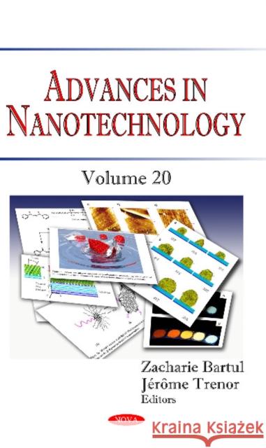 Advances in Nanotechnology: Volume 20 Zacharie Bartul, Jerome Trenor 9781536129021 Nova Science Publishers Inc - książka