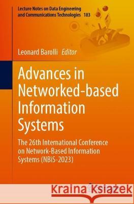 Advances in Networked-based Information Systems  9783031409776 Springer Nature Switzerland - książka