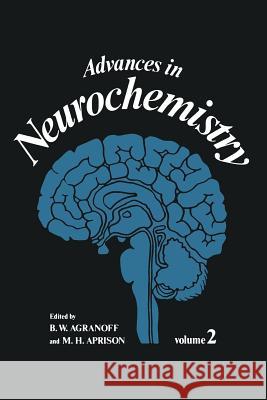 Advances in Neurochemistry  9781461582397 Springer - książka