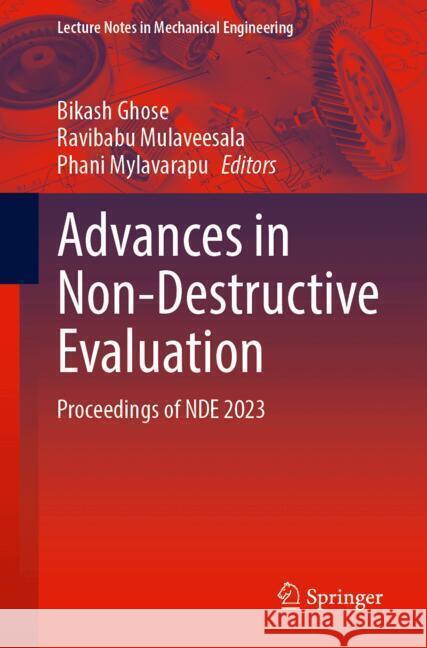 Advances in Non-Destructive Evaluation  9789819662241 Springer - książka