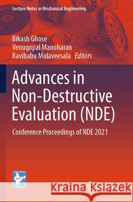 Advances in Non-Destructive Evaluation (NDE)  9789819710386 Springer - książka