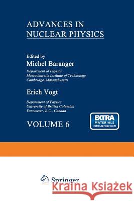 Advances in Nuclear Physics Baranger, Michel 9781461590439 Springer - książka