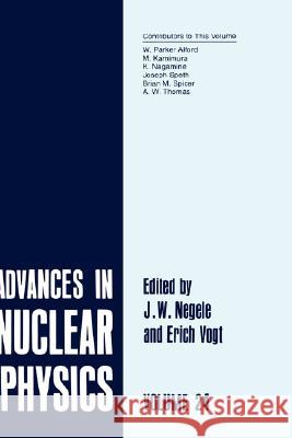 Advances in Nuclear Physics: Volume 24 Negele, J. W. 9780306457579 Plenum Publishing Corporation - książka