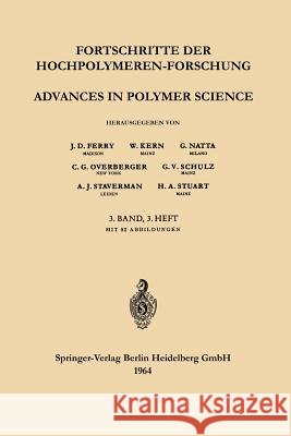Advances in Polymer Science / Fortschritte Der Hochpolymeren-Forschung Ferry, Prof Dr J. D. 9783540030843 Springer - książka