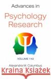 Advances in Psychology Research. Volume 142  9781536181562 Nova Science Publishers Inc