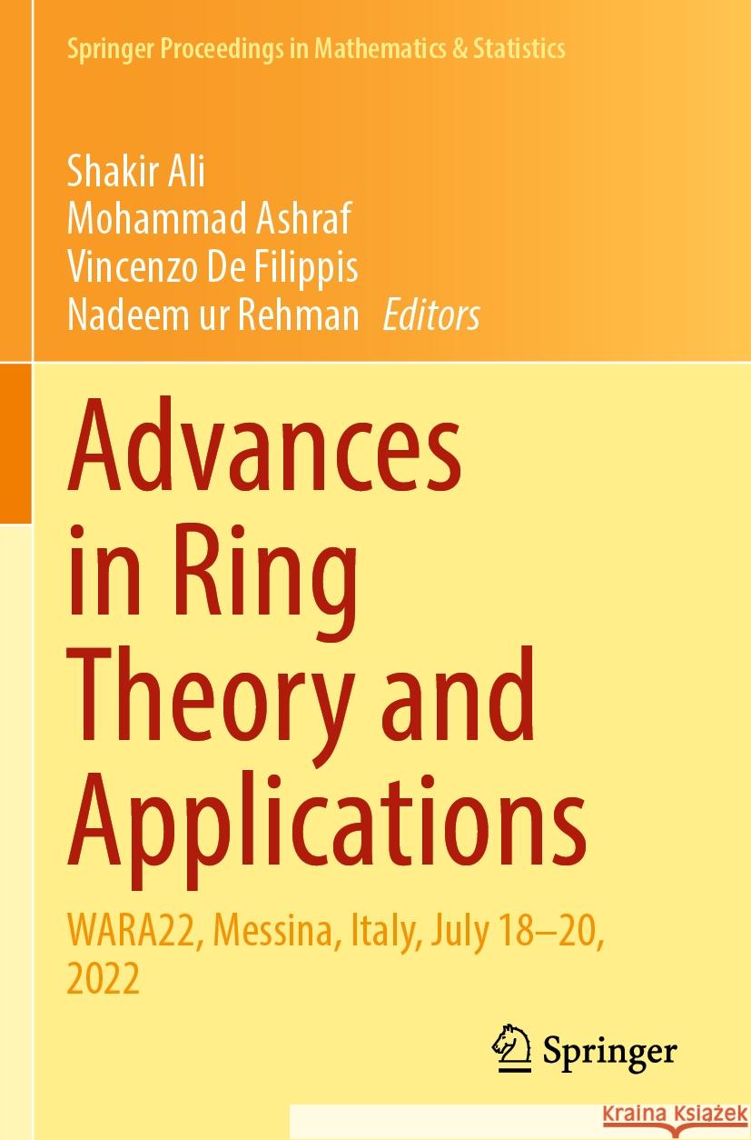 Advances in Ring Theory and Applications  9783031507977 Springer Nature Switzerland - książka