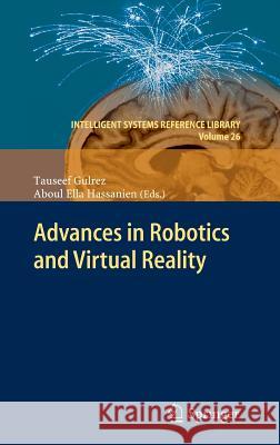 Advances in Robotics and Virtual Reality  9783642233623 Springer, Berlin - książka