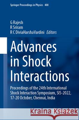 Advances in Shock Interactions  9789819760985 Springer - książka