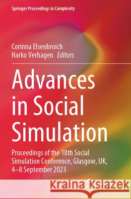 Advances in Social Simulation  9783031577871 Springer Nature Switzerland - książka