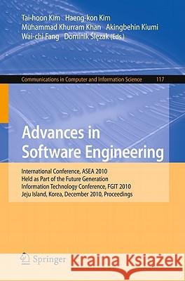 Advances in Software Engineering Kim, Haeng-kon 9783642175770 Not Avail - książka