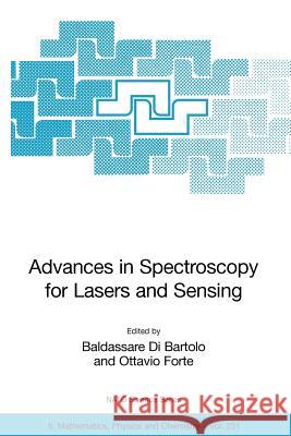 Advances in Spectroscopy for Lasers and Sensing Baldassare D Ottavio Forte 9781402047886 Springer - książka