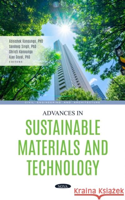 Advances in Sustainable Materials and Technology  9781685079673 Nova Science Publishers Inc - książka