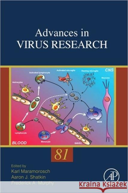 Advances in Virus Research: Volume 81 Maramorosch, Karl 9780123858856  - książka